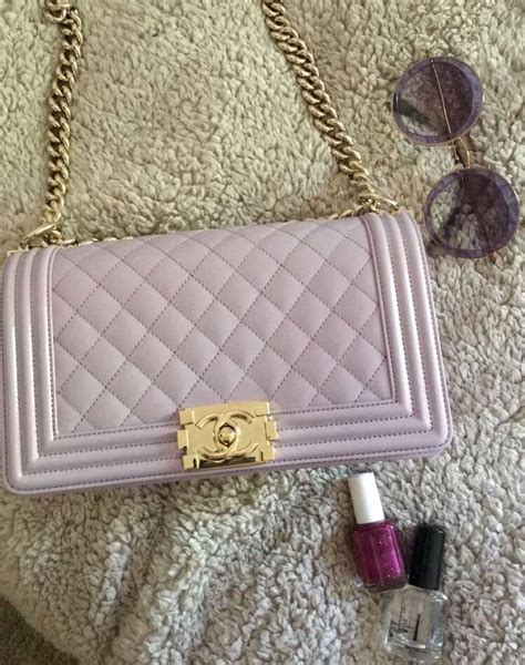 lilac chanel boy bag|coco chanel bag.